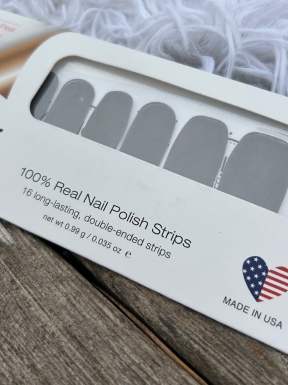 🩶5/$30 London Fog Color Street Nail Strips 
Gray Solid New and Sealed